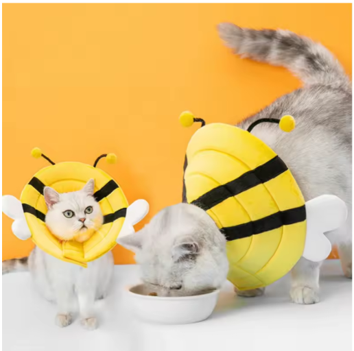 Pet Elizabeth Collar Cat Post-operative Anti-licking And Anti-biting Protective Head Cover Dog Soft Neck Collar Protective Gear