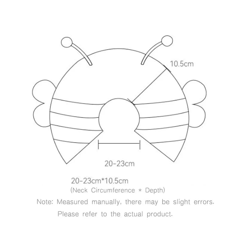 Pet Elizabeth Collar Cat Post-operative Anti-licking And Anti-biting Protective Head Cover Dog Soft Neck Collar Protective Gear